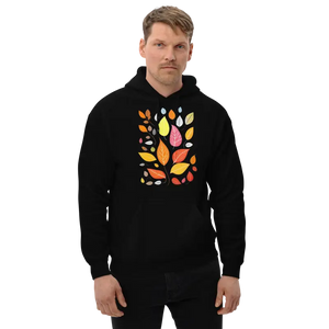 Colorful Leaves Unisex Hoodie - Autumn Comfort Style - Dipaliz - Hoodies