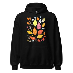 Colorful Leaves Unisex Hoodie - Autumn Comfort Style - Dipaliz - Hoodies