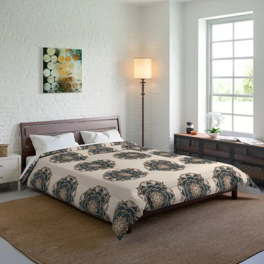 Cozy Up with the Trendy Mandal Pattern Dipaliz Comforter - 88’’ × Home Decor