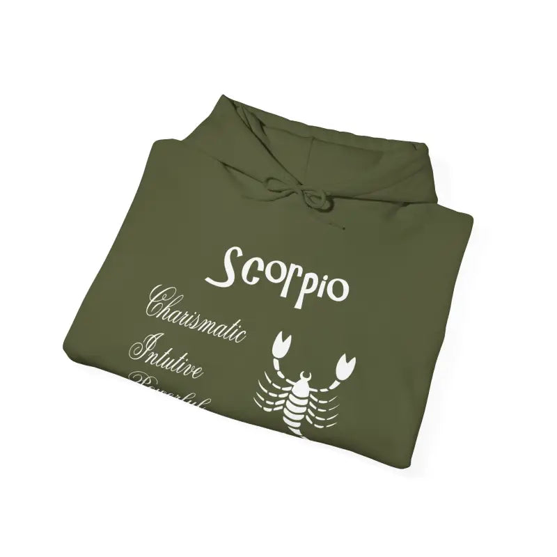 Unleash your Style with the Scorpio Sign Hooded Sweatshirt! - Hoodie