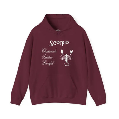 Unleash your Style with the Scorpio Sign Hooded Sweatshirt! - Hoodie