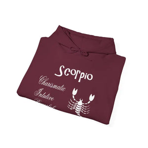Scorpio Sign Hooded Sweatshirt Bold Zodiac Comfort - Dipaliz - Hoodies