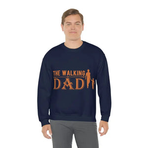 The Walking Dad Crewneck Sweatshirt - Epic Fathers Day Gift - Dipaliz - Sweatshirts