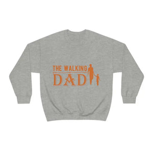 The Walking Dad Crewneck Sweatshirt - Epic Fathers Day Gift - Dipaliz - s / Sport Grey - Sweatshirts