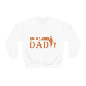 The Walking Dad Crewneck Sweatshirt - Epic Fathers Day Gift - Dipaliz - s / White - Sweatshirts