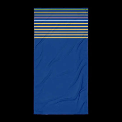 Upgrade your Bathroom with the Ultimate Striped Blue Towel - Towels