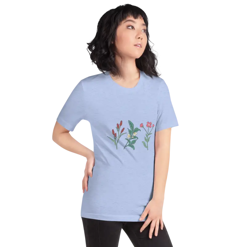 Captivate in the Dipaliz Wild Flowers Unisex Tee - T-shirt