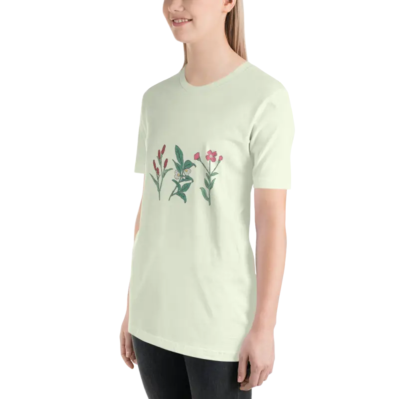 Captivate in the Dipaliz Wild Flowers Unisex Tee - T-shirt