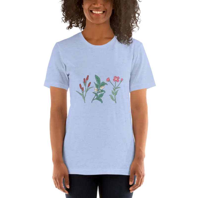 Captivate in the Dipaliz Wild Flowers Unisex Tee - T-shirt