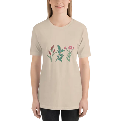 Captivate in the Dipaliz Wild Flowers Unisex Tee - Soft Cream / Xs T-shirt