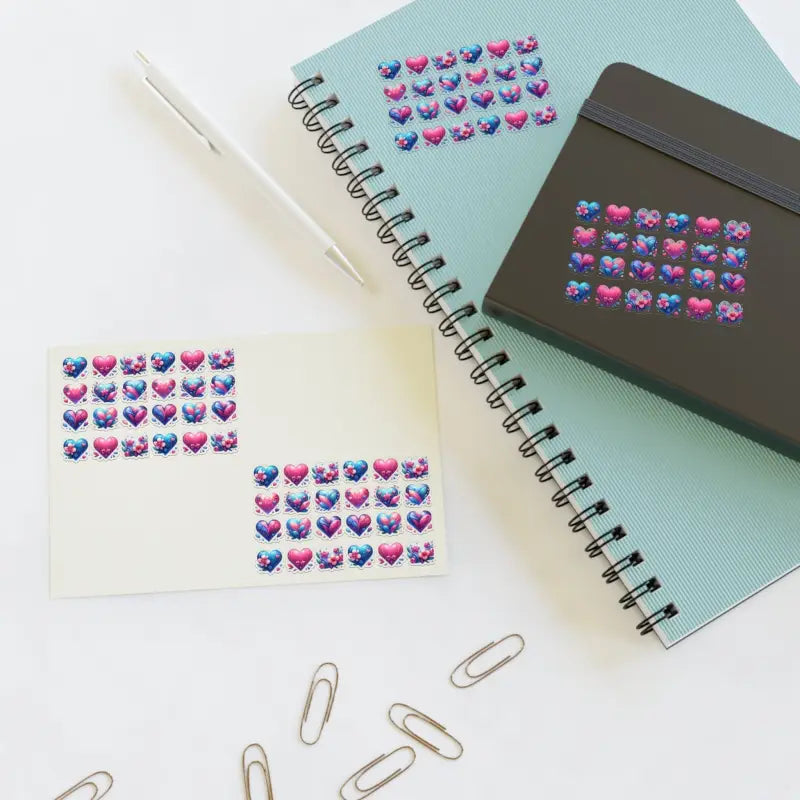 Get Creative with Dipaliz Valentine’s Day Hearts Sticker Sheets - Paper Products