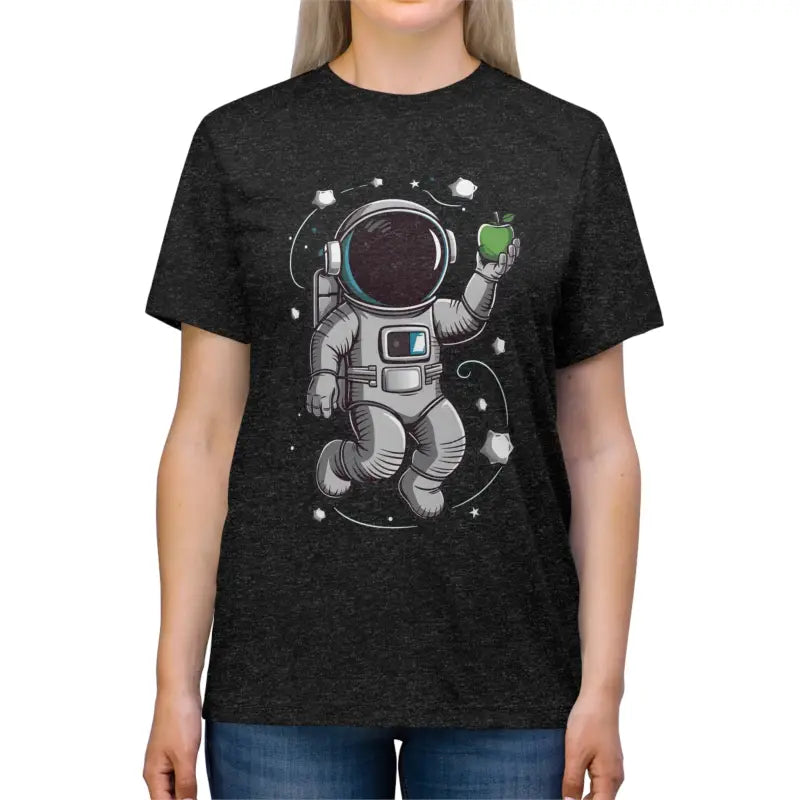 Rock your Style with the Green Apple Triblend Astronaut Tee - Black Heather / s T-shirt