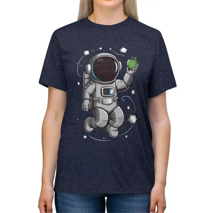 Rock your Style with the Green Apple Triblend Astronaut Tee - Navy Triblend / s T-shirt