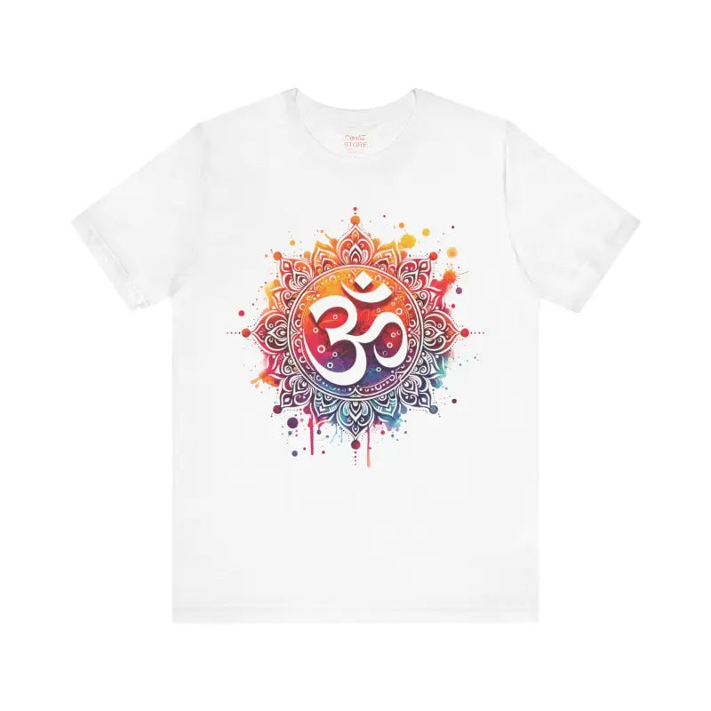 Drip-tastic Aum Symbol Jersey Short Sleeve Tee - T-shirt