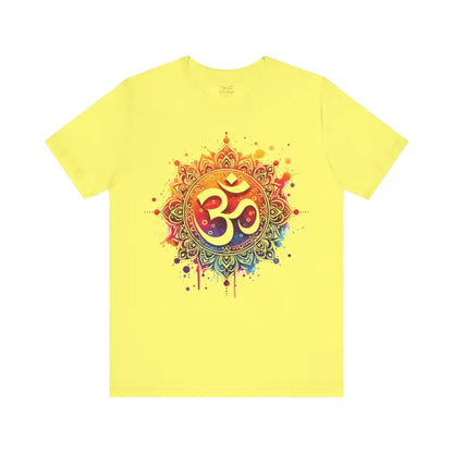 Drip-tastic Aum Symbol Jersey Short Sleeve Tee - T-shirt