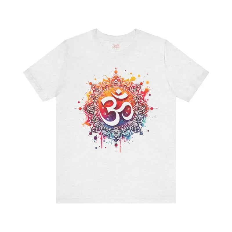 Drip-tastic Aum Symbol Jersey Short Sleeve Tee - T-shirt