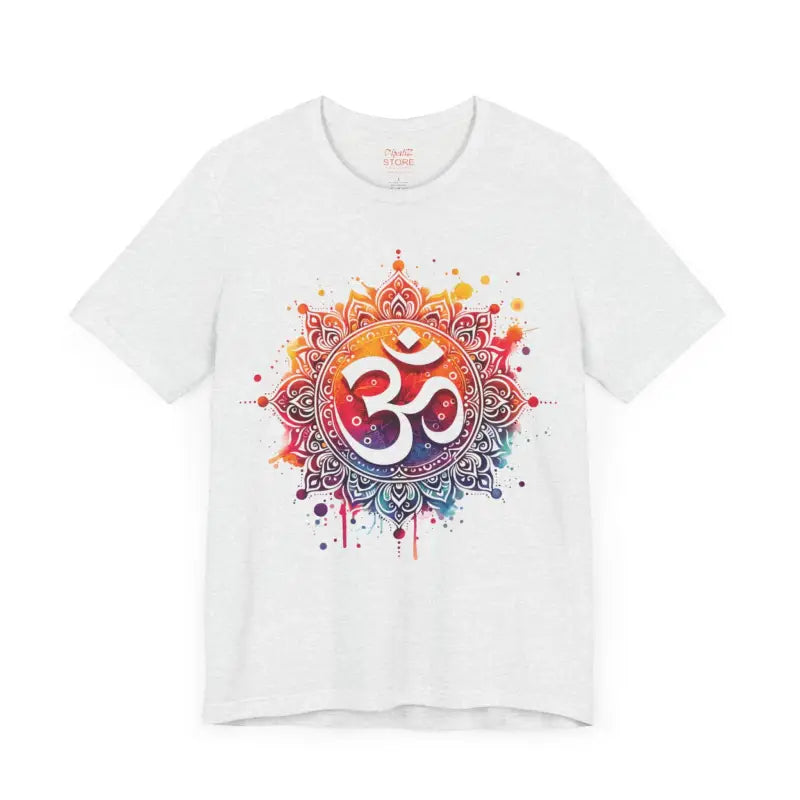 Drip-tastic Aum Symbol Jersey Short Sleeve Tee - T-shirt