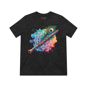 Hare Krishna Triblend Tee - Meditation Peaceful Style - Dipaliz - T-shirts