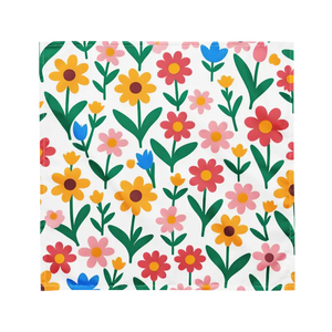 Vibrant Floral Bandana - Eco Friendly Bold Style - Dipaliz - m - Bandanas & Headties