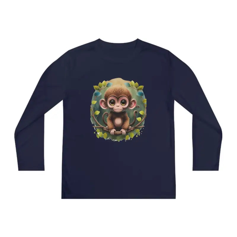 Funky Monkey Youth Long Sleeve Tee for Cool Kids - Clothes