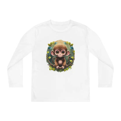 Funky Monkey Youth Long Sleeve Tee for Cool Kids - Clothes