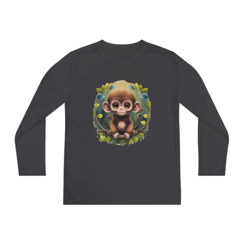 Funky Monkey Youth Long Sleeve Tee for Cool Kids - Clothes