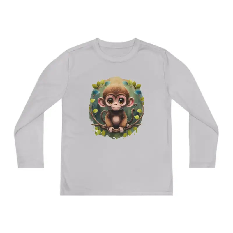 Funky Monkey Youth Long Sleeve Tee for Cool Kids - Clothes