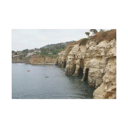 La Jolla Beach Canvas: Elevate your Space with Semi Glossy Finish - 60’’ x 40’’ (horizontal) / 1.5’’ Canvas