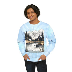 Tie Dye Sweatshirt - Bold Colorful Cozy Comfort - Dipaliz - Lagoon / s - Sweatshirts