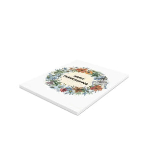 Happy Thanksgiving Greeting Cards with Matching White Envelopes - Dipaliz - & Note