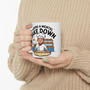 Vibrant Mental Bake Ceramic Mug - Colorful Design - Dipaliz - 11oz - Mugs