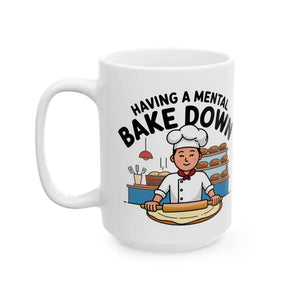 Vibrant Mental Bake Ceramic Mug - Colorful Design - Dipaliz - Mugs