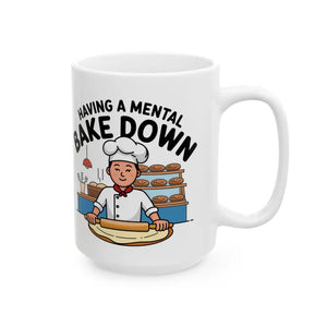 Vibrant Mental Bake Ceramic Mug - Colorful Design - Dipaliz - Mugs