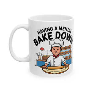 Vibrant Mental Bake Ceramic Mug - Colorful Design - Dipaliz - Mugs