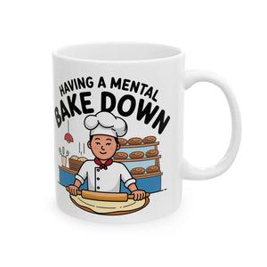 Vibrant Mental Bake Ceramic Mug - Colorful Design - Dipaliz - Mugs