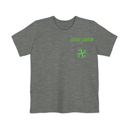 Get Lucky with the Clover Unisex Pocket Tee - Perfect for St. Paddy’s Day - T-shirt