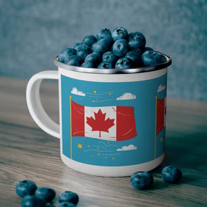 Rugged Canada Day Flag Mug - Bold Patriotic Drinkware - Dipaliz - 12oz - Mugs