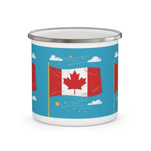 Rugged Canada Day Flag Mug - Bold Patriotic Drinkware - Dipaliz - 12oz - Mugs