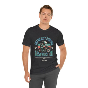 Destruction Unisex Tee - Rock Music Lover Cotton - Dipaliz - T-shirts