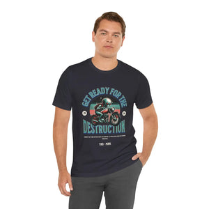 Destruction Unisex Tee - Rock Music Lover Cotton - Dipaliz - T-shirts