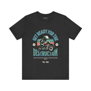 Destruction Unisex Tee - Rock Music Lover Cotton - Dipaliz - T-shirts