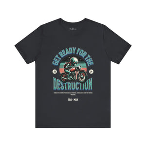 Destruction Unisex Tee - Rock Music Lover Cotton - Dipaliz - T-shirts