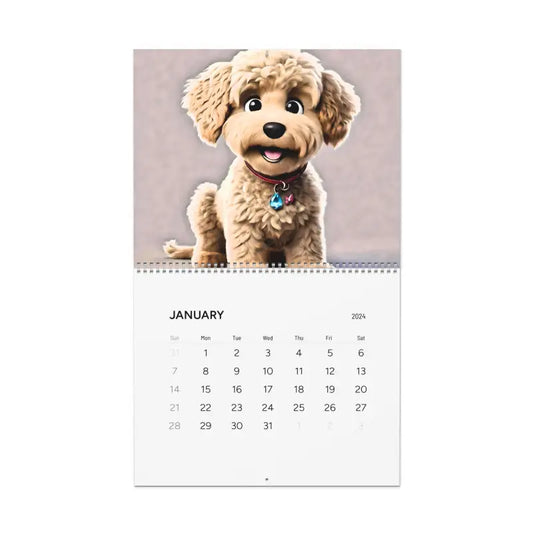 Get Ready To Elevate Your 2024 With Cute Pet Dog Wall Calendars!