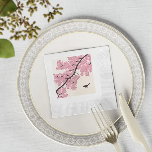 Get Ready To Impress With Trendy Coined White Napkins!