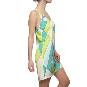 Blue Pattern Racerback Dress - Trendsetting Style - Dipaliz - Dresses