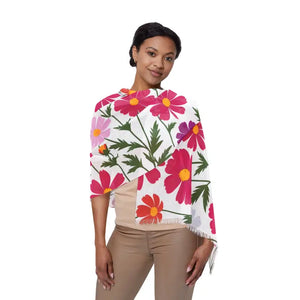 Floral Print Lightweight Scarf - Trendy Women’s Fashion - Dipaliz - 27’’ × 73’’ - Scarves & Shawls