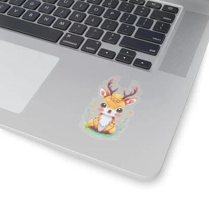 Deer Kiss-cut Stickers - Ultimate White Cute Charm - Dipaliz - Decorative