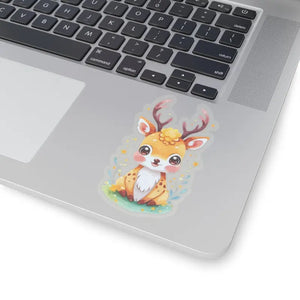 Deer Kiss-cut Stickers - Ultimate White Cute Charm - Dipaliz - Decorative