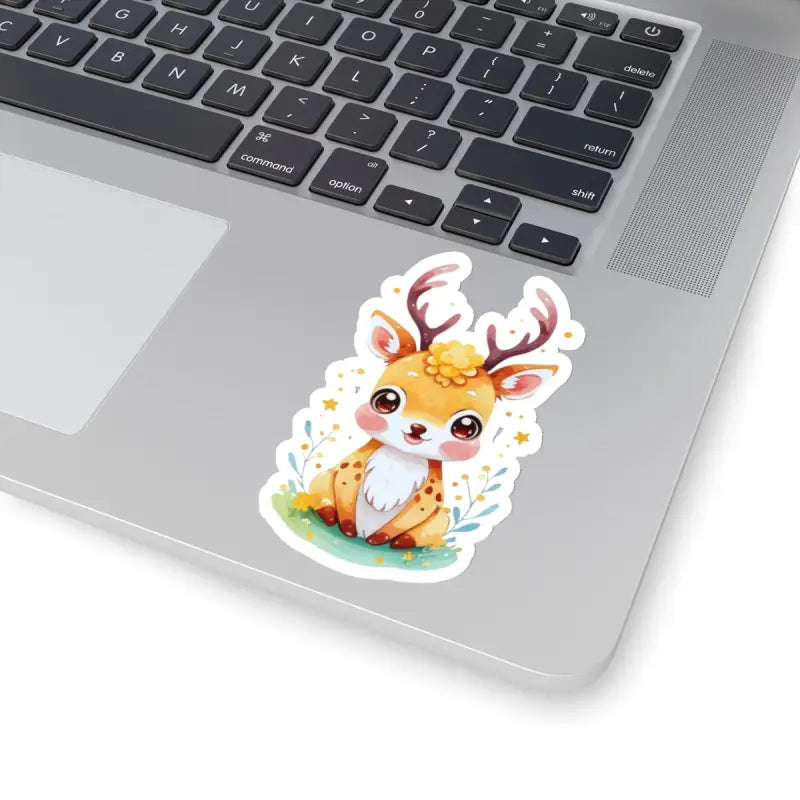 Elevate your Space with Cute Deer Kiss-cut Stickers - Paper Products