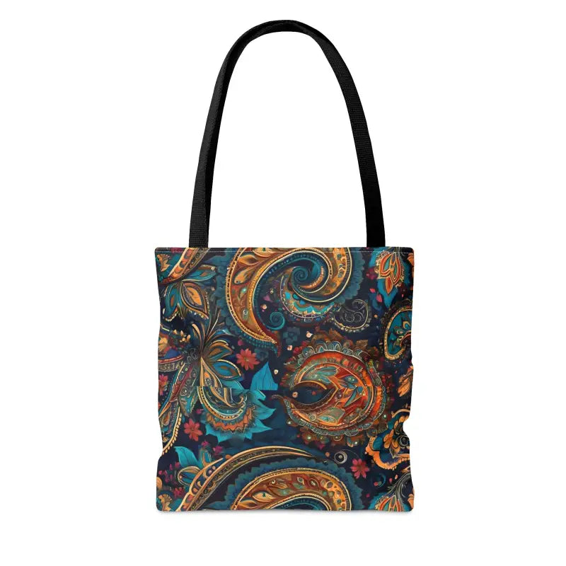 Get Chic with our Paisley Pattern Polyester Tote Bag - Bags